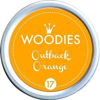 Woodies Tampon encreur 35 mm Outback Orange, 1 pièce