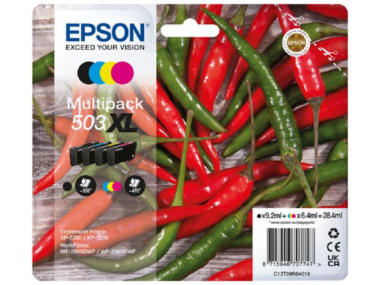 Epson Encre Multipack 503XL noir/Cyan/Magenta/Yellow