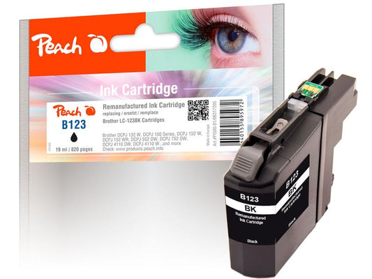 Peach Encre Brother LC-123 noir