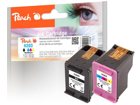 Peach Encre HP No. 303 Multi-Pack 3YM92A 1x BK, 1x CMY