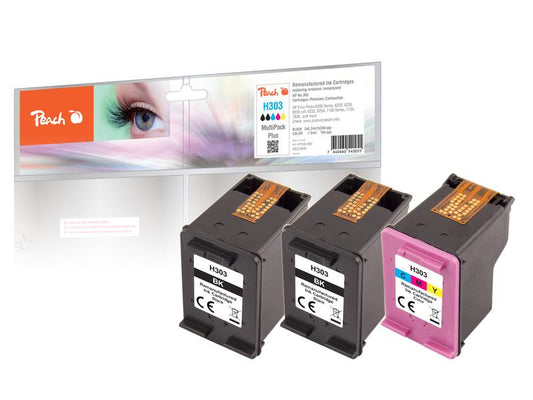 Peach Encre HP No. 303 Multi-Pack-Plus noir/Cyan/Magenta/Yellow