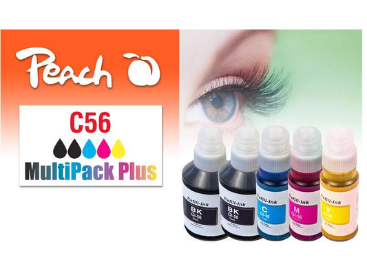 Peach Encre Canon CISS Gl-56, multi-pack C/M/Y/2x BK