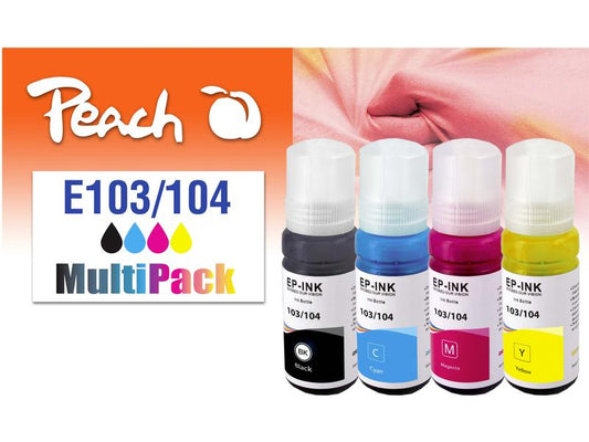 Peach Encre Epson CISS 103/104 Multi-Pack C/M/Y/BK