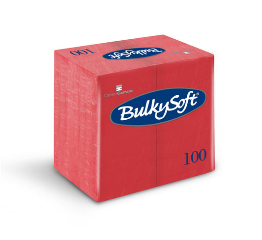 Bulkysoft serviettes dinner - 3 Couches - rouge