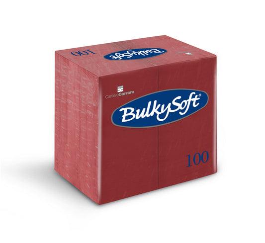 Bulkysoft serviettes dinner - 3 Couches - bordeaux