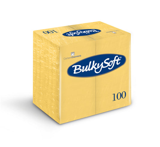 Bulkysoft serviettes dinner - 3 Couches - jaune