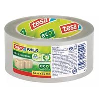 tesa Ruban adhésif pour paquets Eco & Ultra Strong, 50 mm x 66 m, Transparent