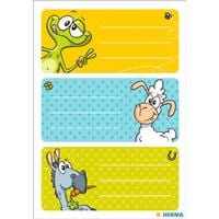 Herma Stickers Étiquettes scolaires Guignols 9 étiquettes, 3 feuilles