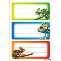 Herma Stickers Étiquettes scolaires Gecko 9 étiquettes, 3 feuilles