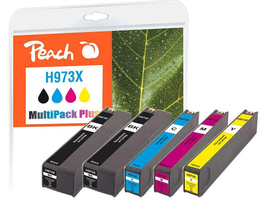 Peach Encre HP No. 973X Multi-Pack-Plus C, M, Y, 2x BK
