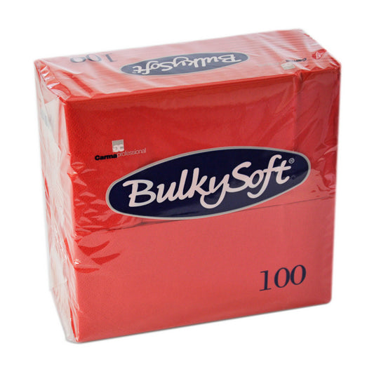 Bulkysoft serviettes - 2 Couches -  rouge