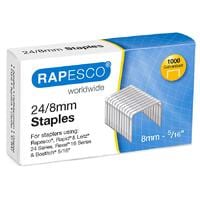 Rapesco Agrafe 24 / 8 mm, 1000 pièces