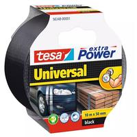 tesa Bande de tissu -Set Universal, 50 mm x 10 m, 3 rouleaux, Noir