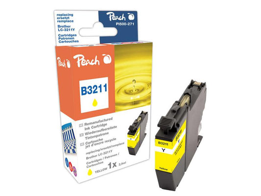 Peach Encre Brother LC-3211 Yellow