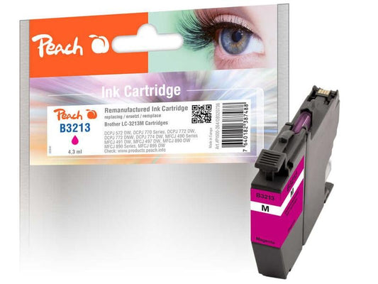 Peach Encre Brother LC-3213 Magenta