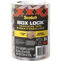 Scotch Ruban d'emballage Box Lock 48 mm x 50 m, 3 rouleaux