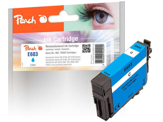 Peach Encre Epson T03U2/ No. 603 Cyan