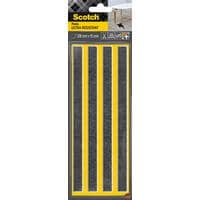 3M Patins en feutre Ultra Resistant, 208 mm x 15 mm, Gris, pack de 4