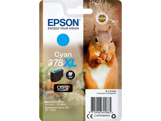 Epson Encre 378 XL / C13T37924010 Cyan