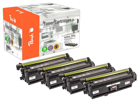 Peach Kits de toner HP LJ MulltiPack. 508X XL BK/C/M/Y