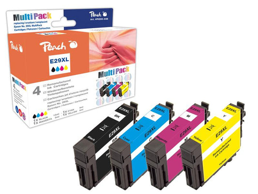 Peach Kits d'encre Epson T2996 29XL MultiPack BK/C/M/Y