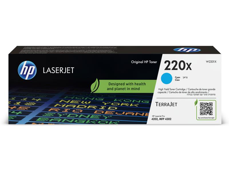 HP Toner N0 220X (W2201X) Cyan