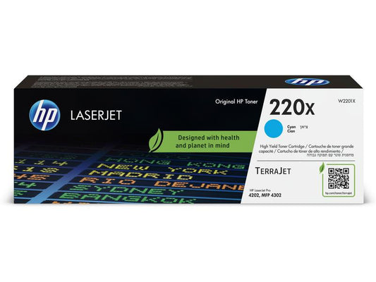 HP Toner N0 220X (W2201X) Cyan