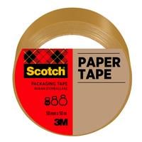 Scotch Ruban adhésif 50 mm x 50 m, papier brun 1 rouleau