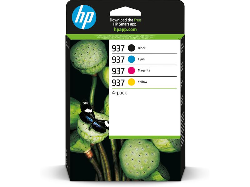HP Kits d'encre Combopack n° 937 (6C400NE) C/M/Y/BK