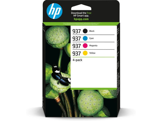 HP Kits d'encre Combopack n° 937 (6C400NE) C/M/Y/BK