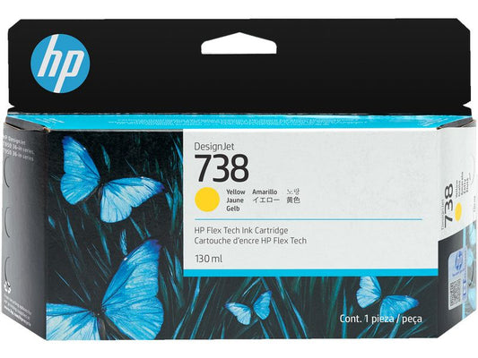 HP Encre N° 738 (498N7A) Yellow