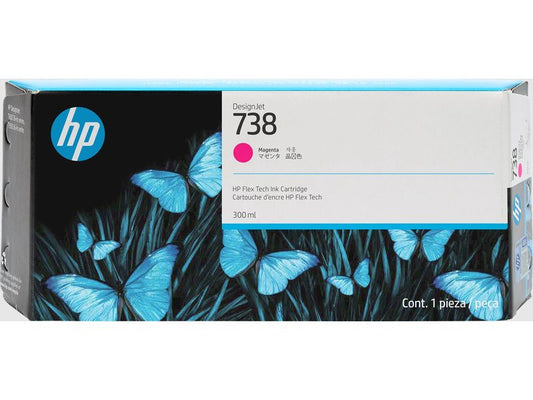 HP Encre N° 738 (676M7A) Magenta