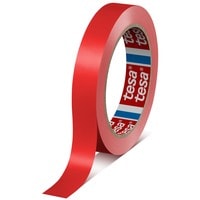 tesa Ruban d'emballage Premium 19 mm x 66 m, rouge