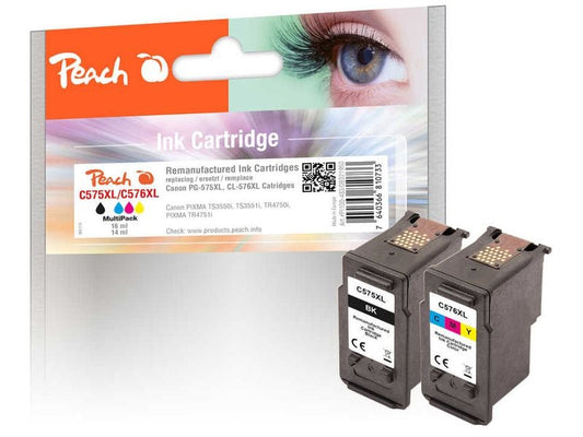Peach Encre Canon PG-575X /CL-576XL MultiPack noir/Color