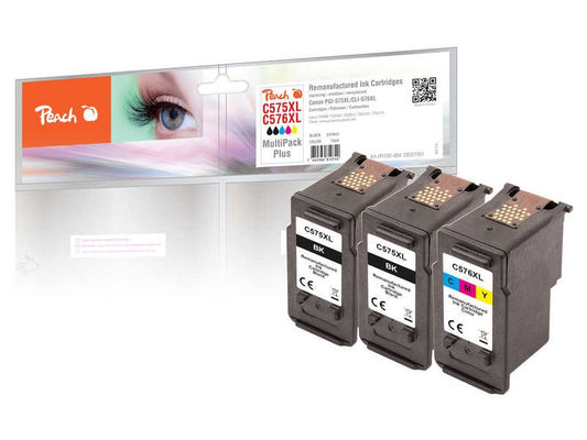 Peach Encre Canon PG-575X /CL-576XL MP Plus noir/Color