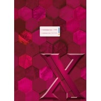 HERMA Protège-cahier X A4 rouge vin