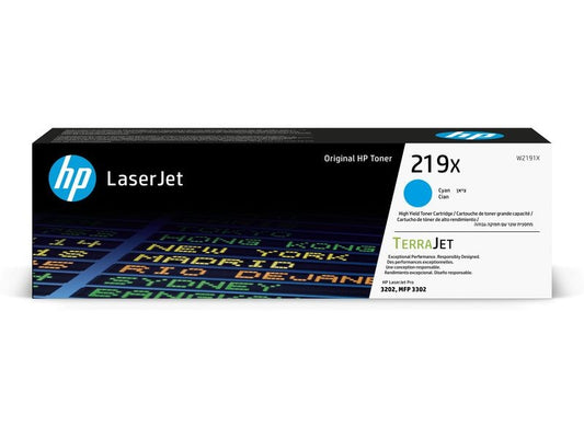 HP Toner 219X (W2191X) Cyan