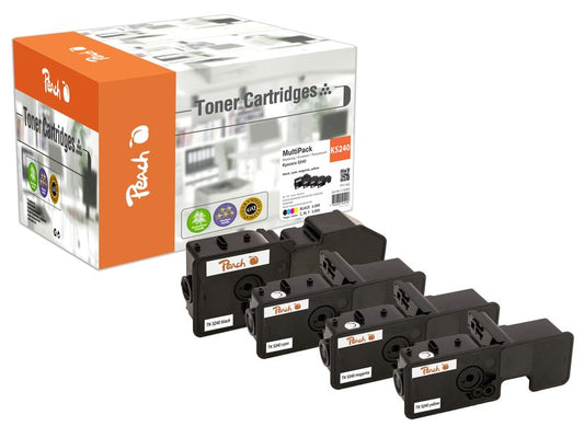 Peach Kits de toner Kyocera TK-5240 Multipack BK/C/M/Y