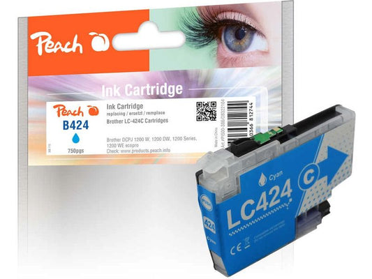 Peach Encre Brother LC-424C Cyan