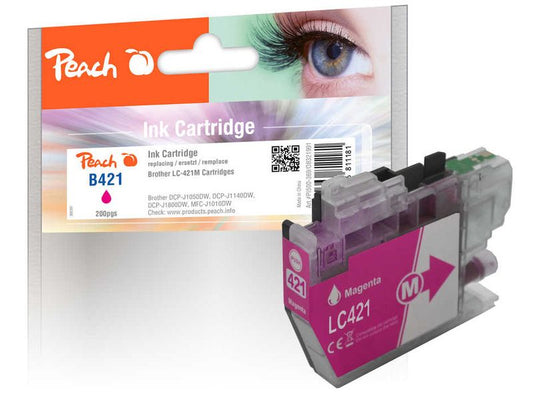 Peach Encre Brother LC-421M Magenta