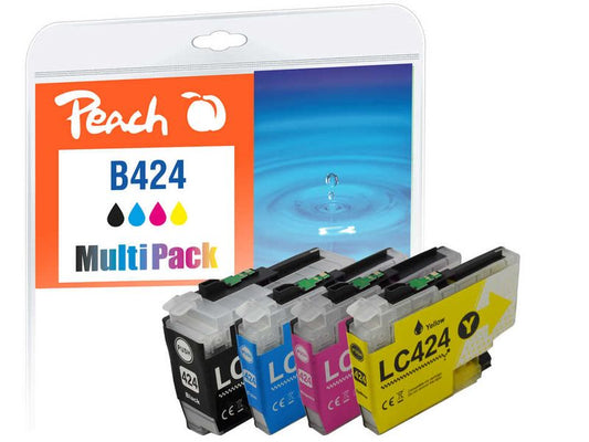 Peach Encre Brother LC-424 Multipack noir/Cyan/Magenta/Yellow
