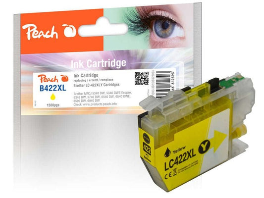 Peach Encre Brother LC-422XLY Yellow