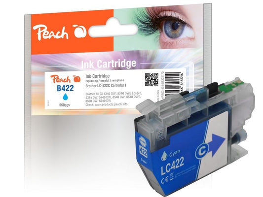Peach Encre Brother LC-422C Cyan