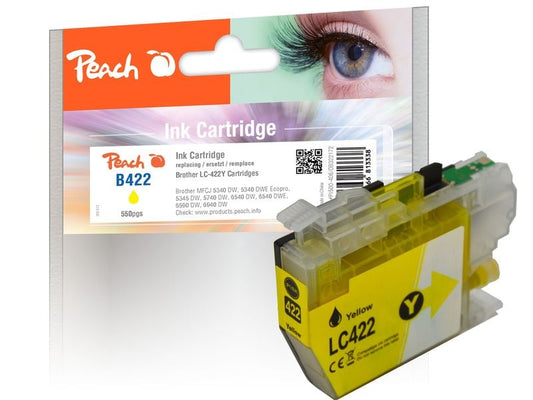 Peach Encre Brother LC-422Y Yellow
