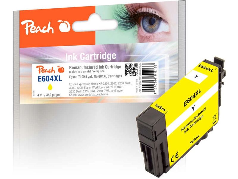 Peach Encre Epson No. 604XL Yellow