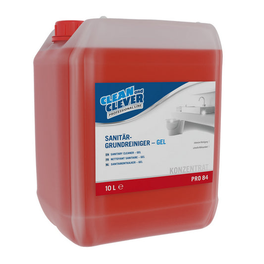 CLEAN and CLEVER nettoyant sanitaires de base gel PRO 84