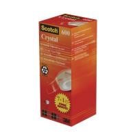 Scotch Ruban adhésif Crystal 19 mm x 33 m, Transparent