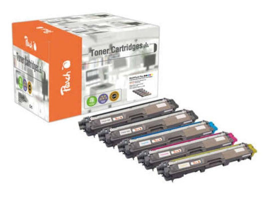 Peach Toner Brother TN-241 / 5 2x noir, 1x cyan, magenta, jaune