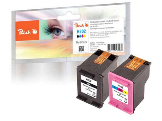 Peach Kits d'encre HP Nr. 302 (F6U66A/F6U65A)