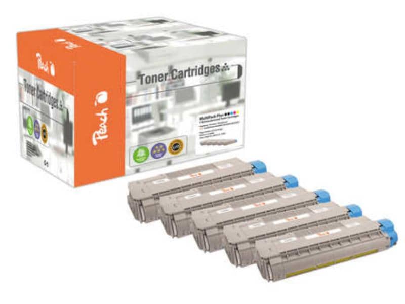 Peach Kits de toner OKI 4332 Series 2x noir, 1x cyan, magenta, jaune